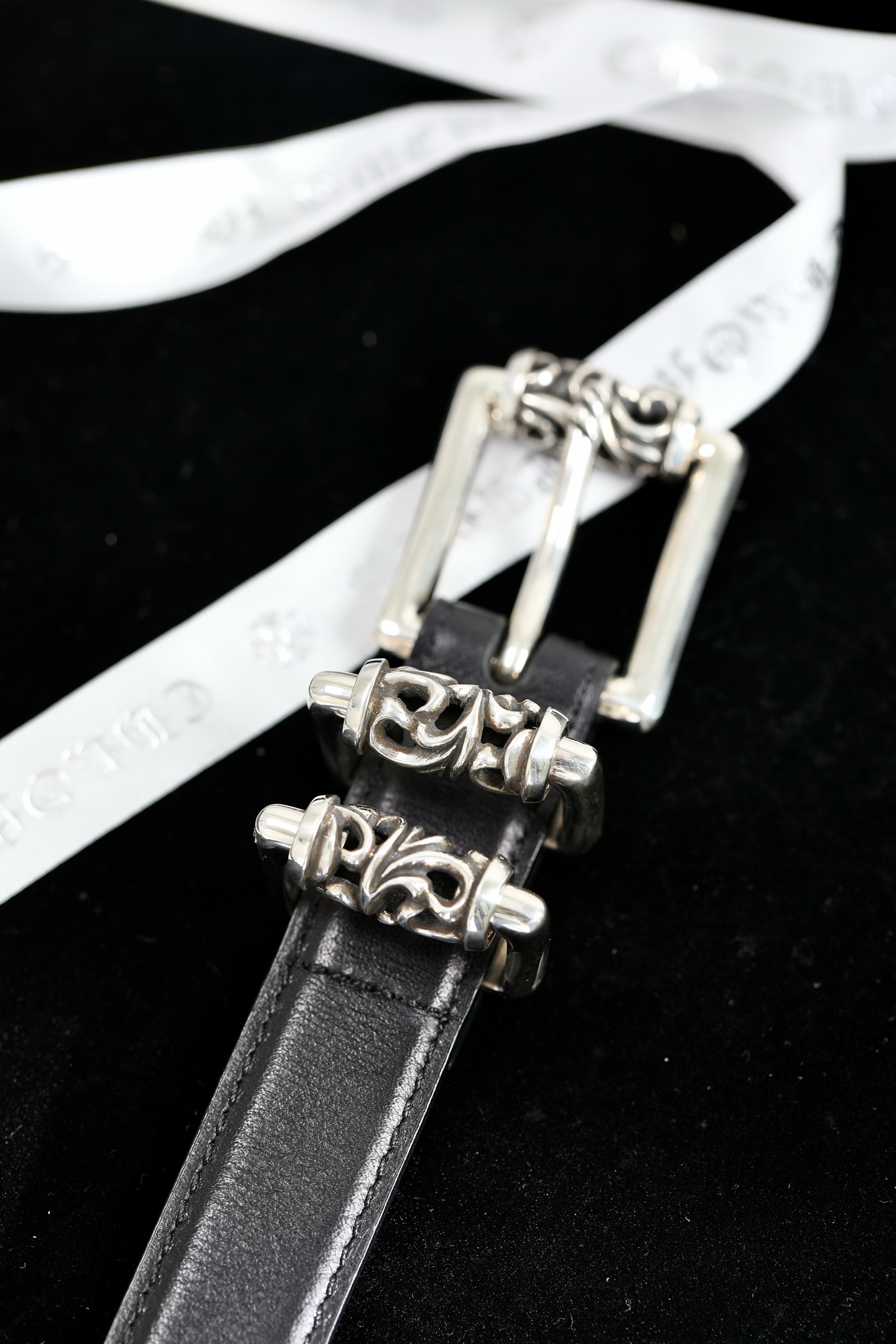 CH｜Mini Narrow Rattan Rolled Leather Belt