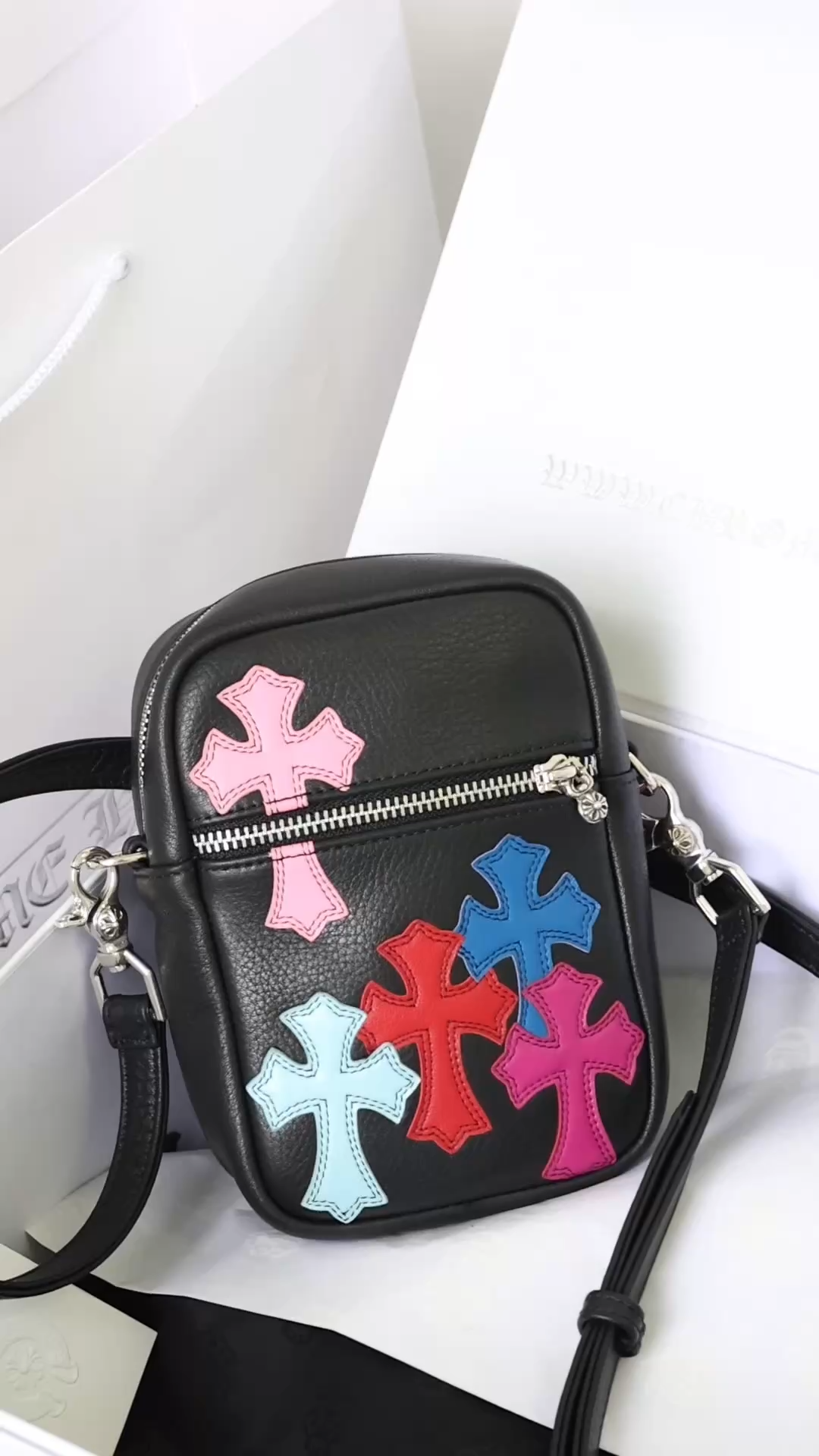 CH｜TAKA Colorful Cross-Patterned Camera Bag/Crossbody Bag