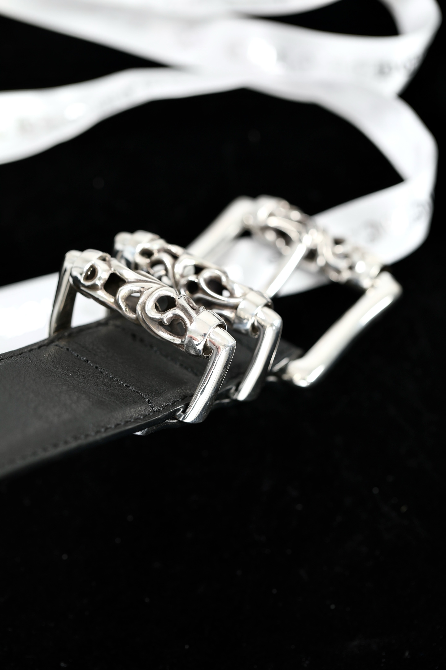 CH｜Wide Scrol Belt with Rattan Rollers