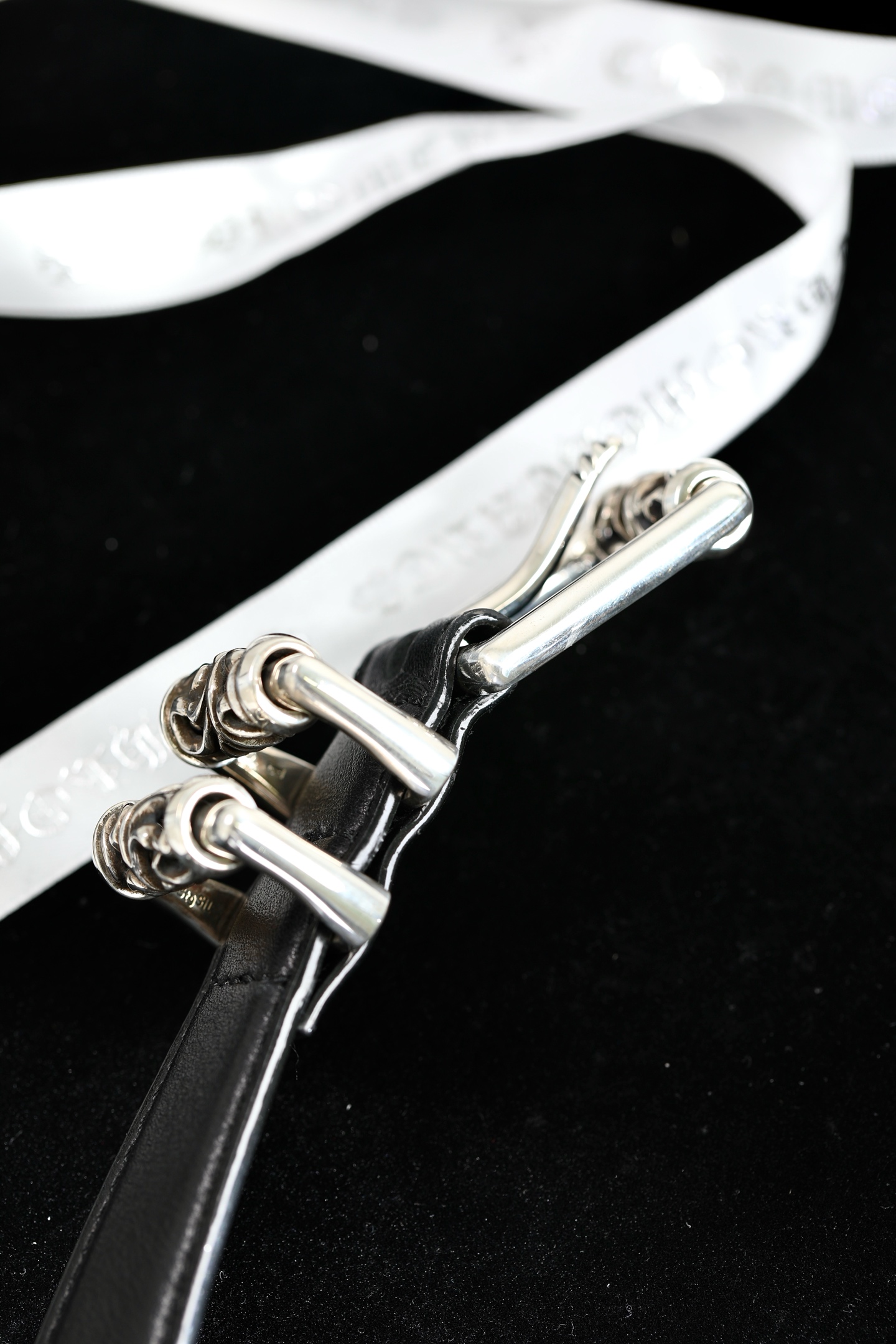 CH｜Mini Narrow Rattan Rolled Leather Belt