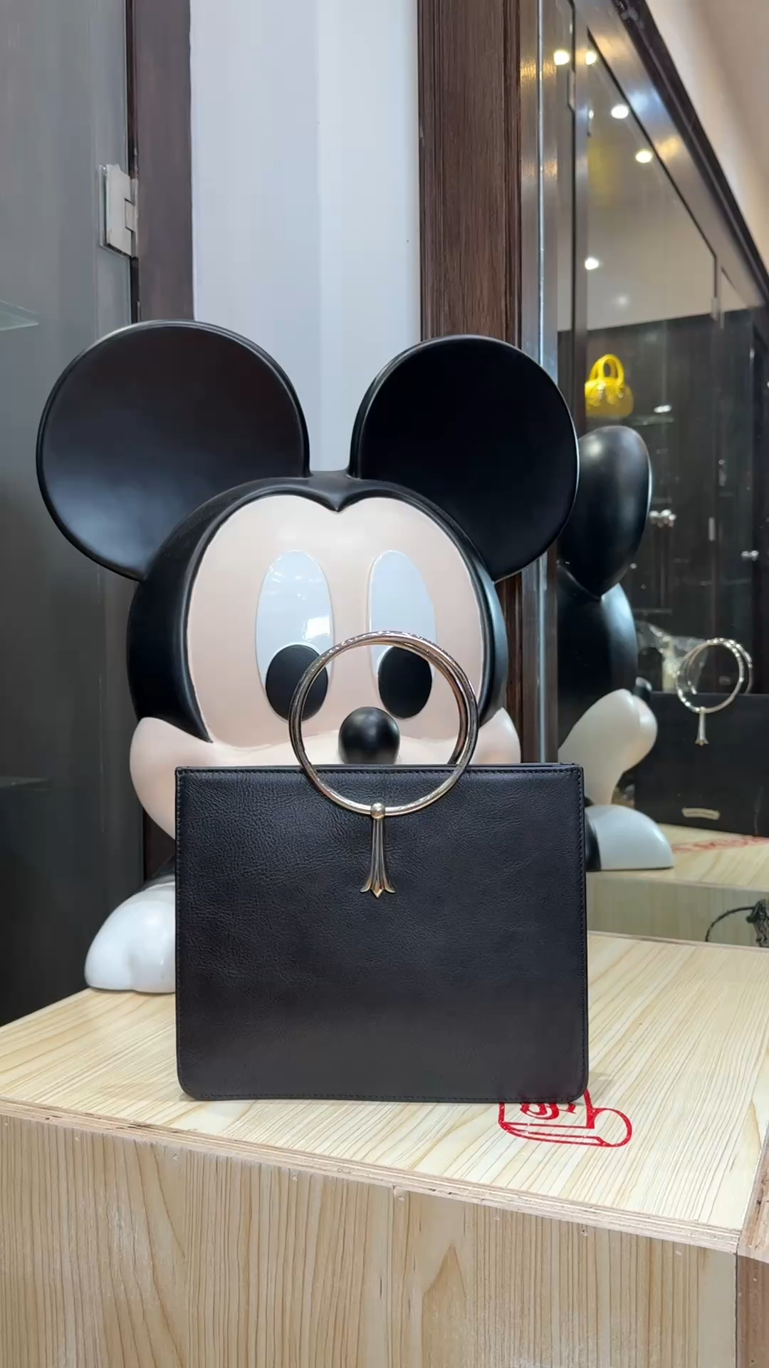 CH Handbag with Large Round Ring