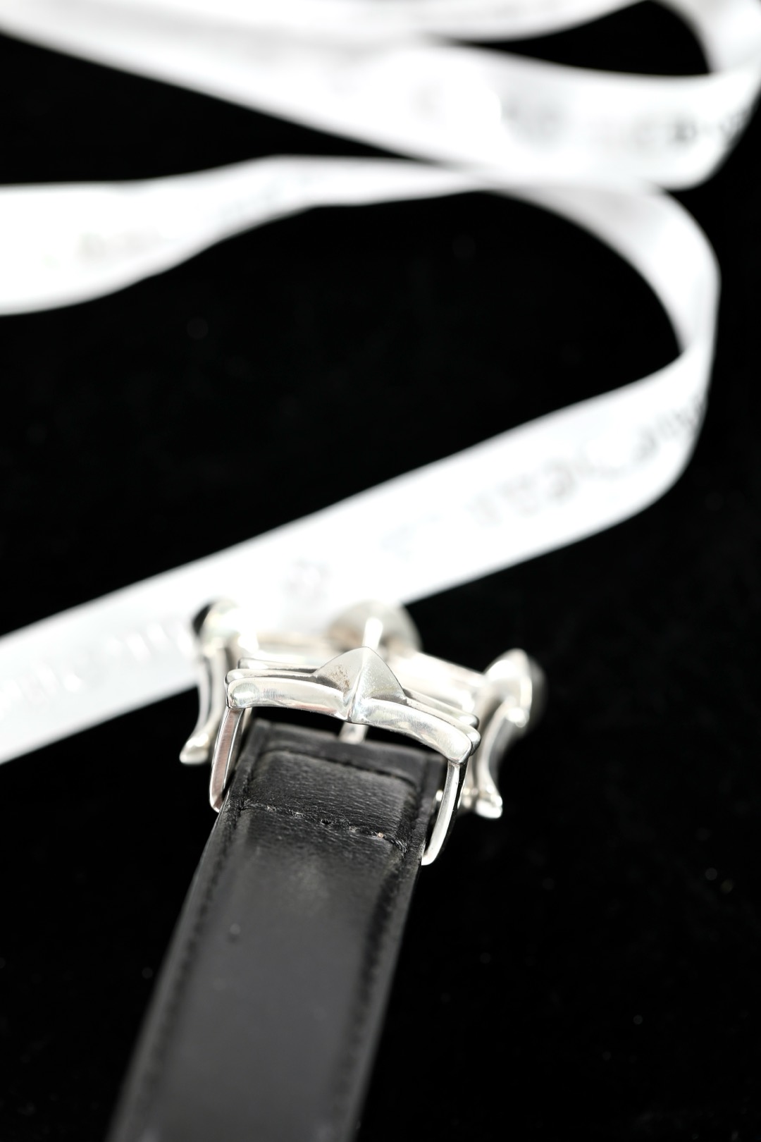 CH｜Crossbone Leather Belt