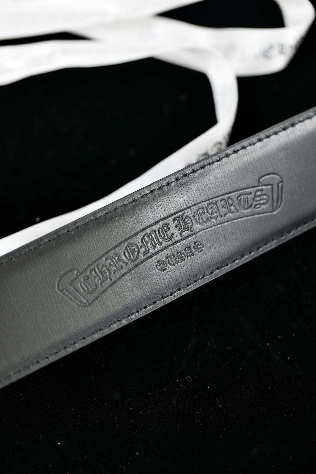 CH｜Square Buckle Leather Belt