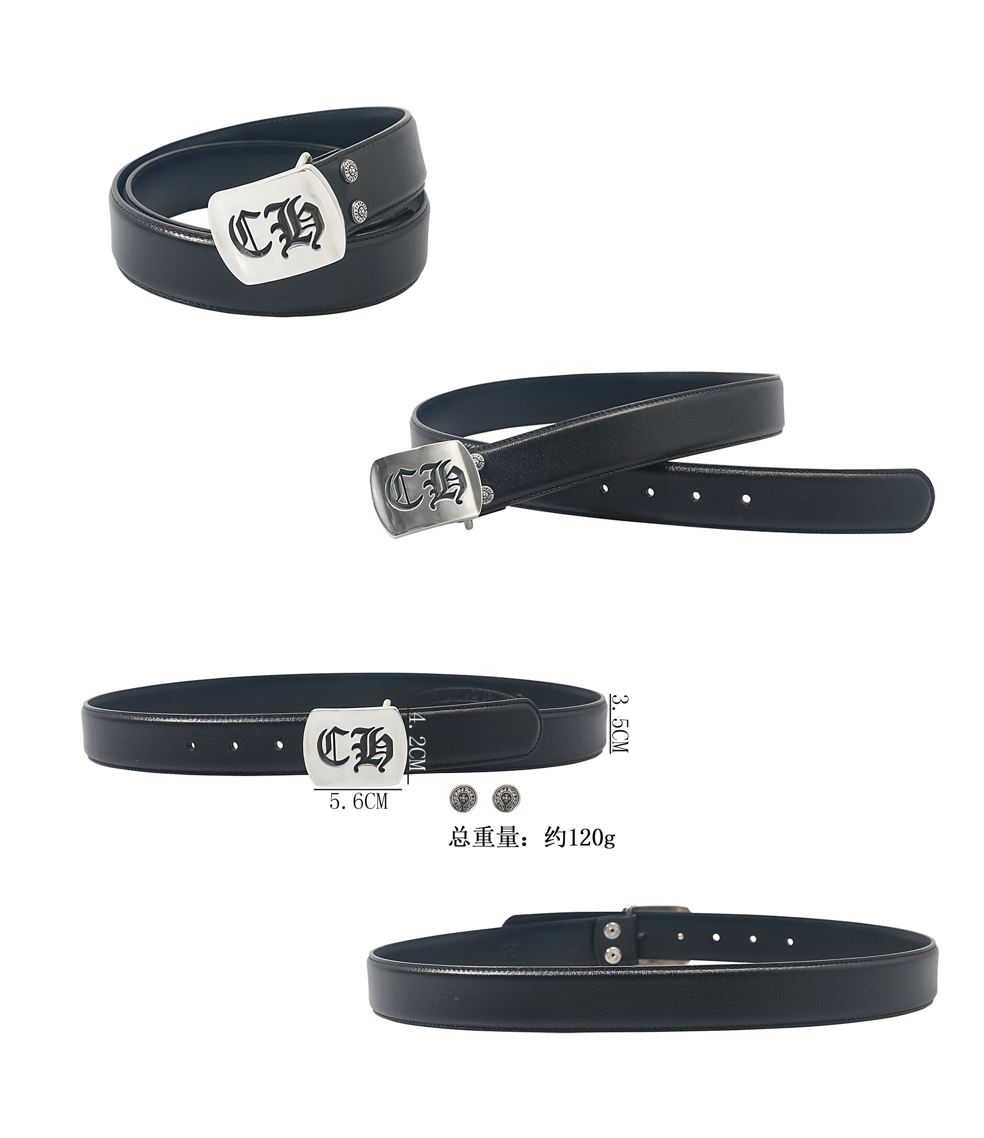 CH｜Flat KI Letter Belt