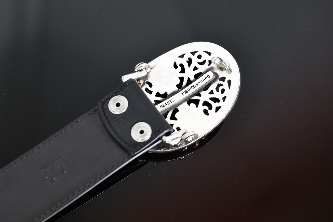 CH | Classic Cross Oval Leather Belt