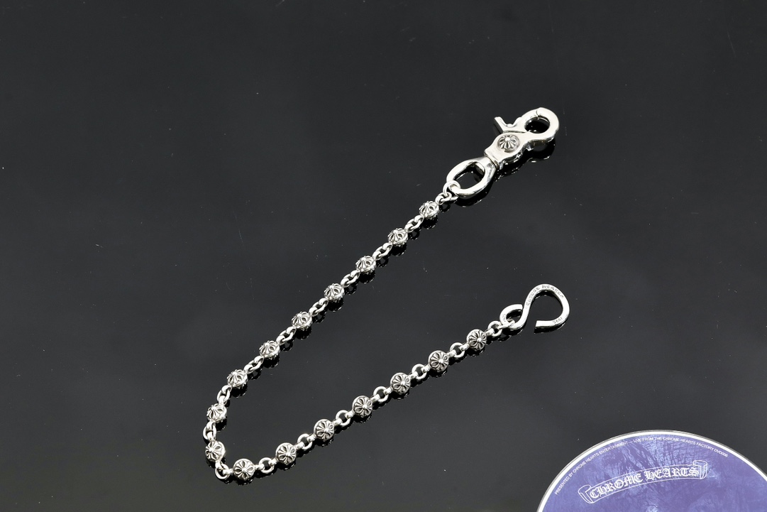 CH｜Cross-shaped beaded clasp + S-shaped clasp, 16 beads