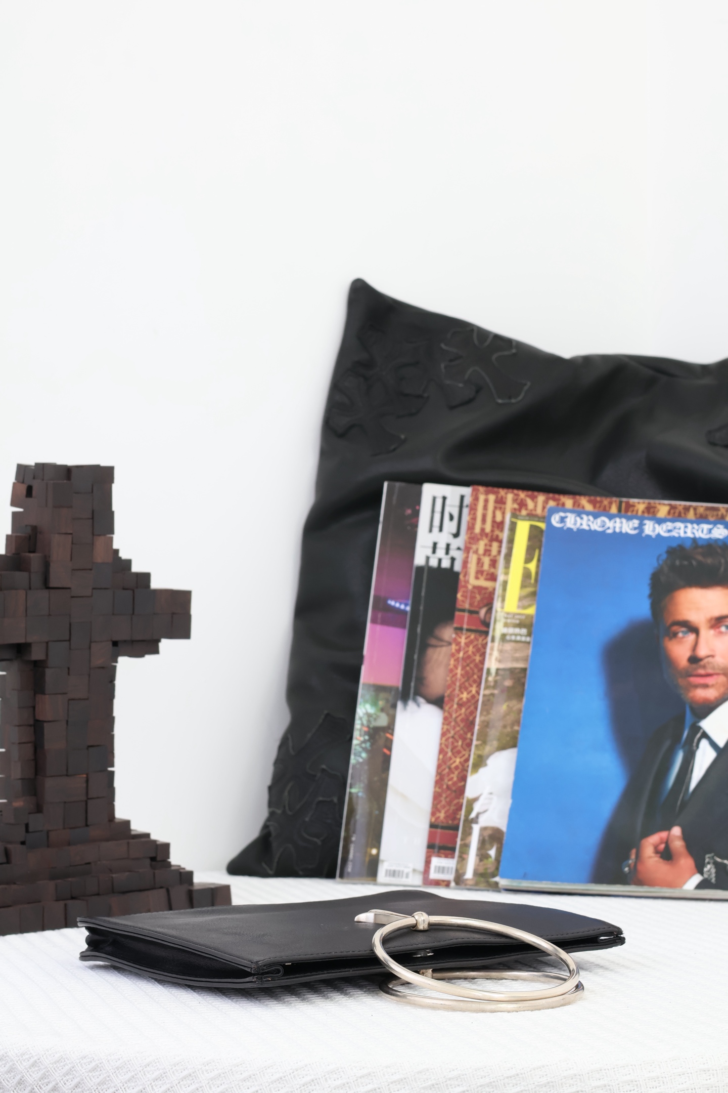 CH Handbag with Large Round Ring