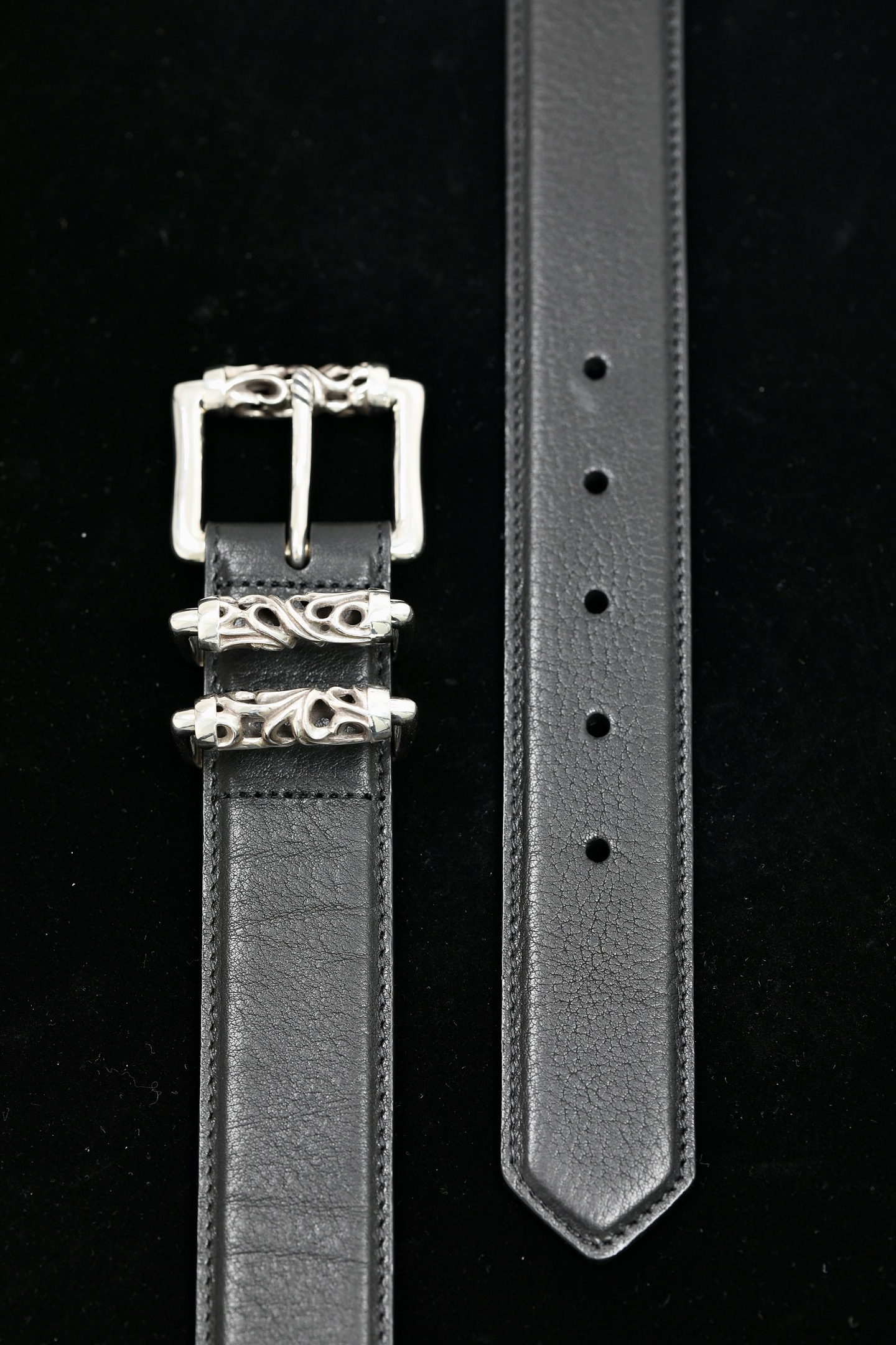 CH｜Wide Scrol Belt with Rattan Rollers