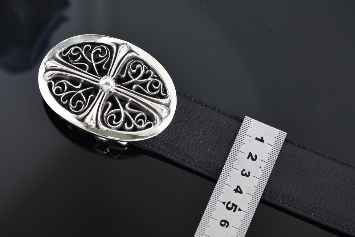 CH | Classic Cross Oval Leather Belt