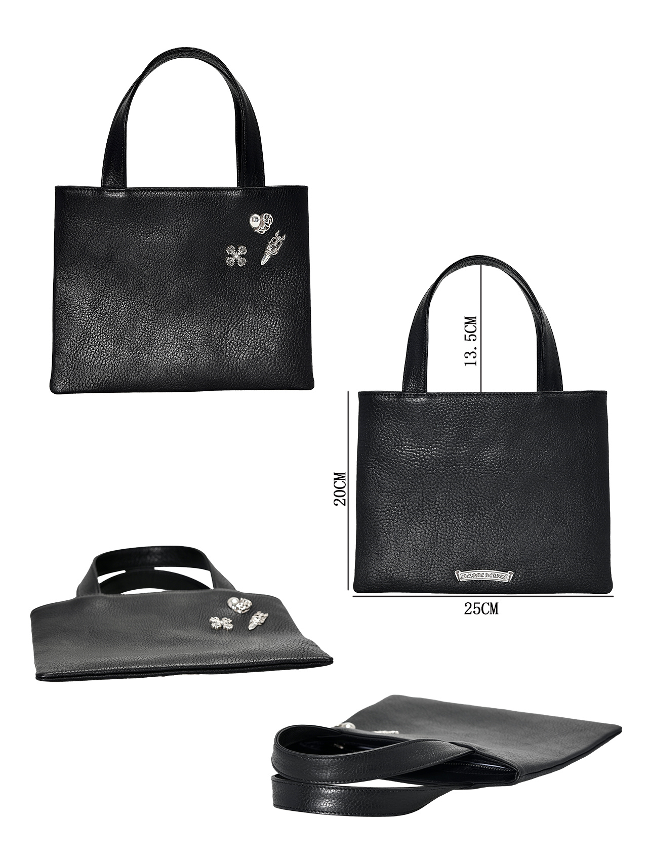 CH｜Chocolate Brûlée Three-Silver Handbag