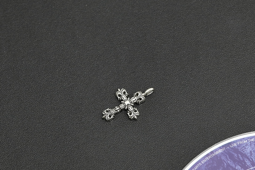 CH mini cross flower pendant [Weight approx. 4.6g]