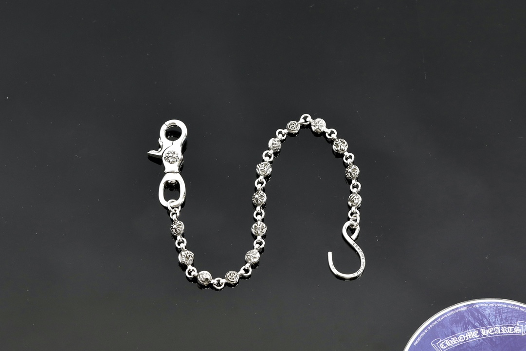 CH｜Hook and S-clasp, Six-element round beads, 16 beads