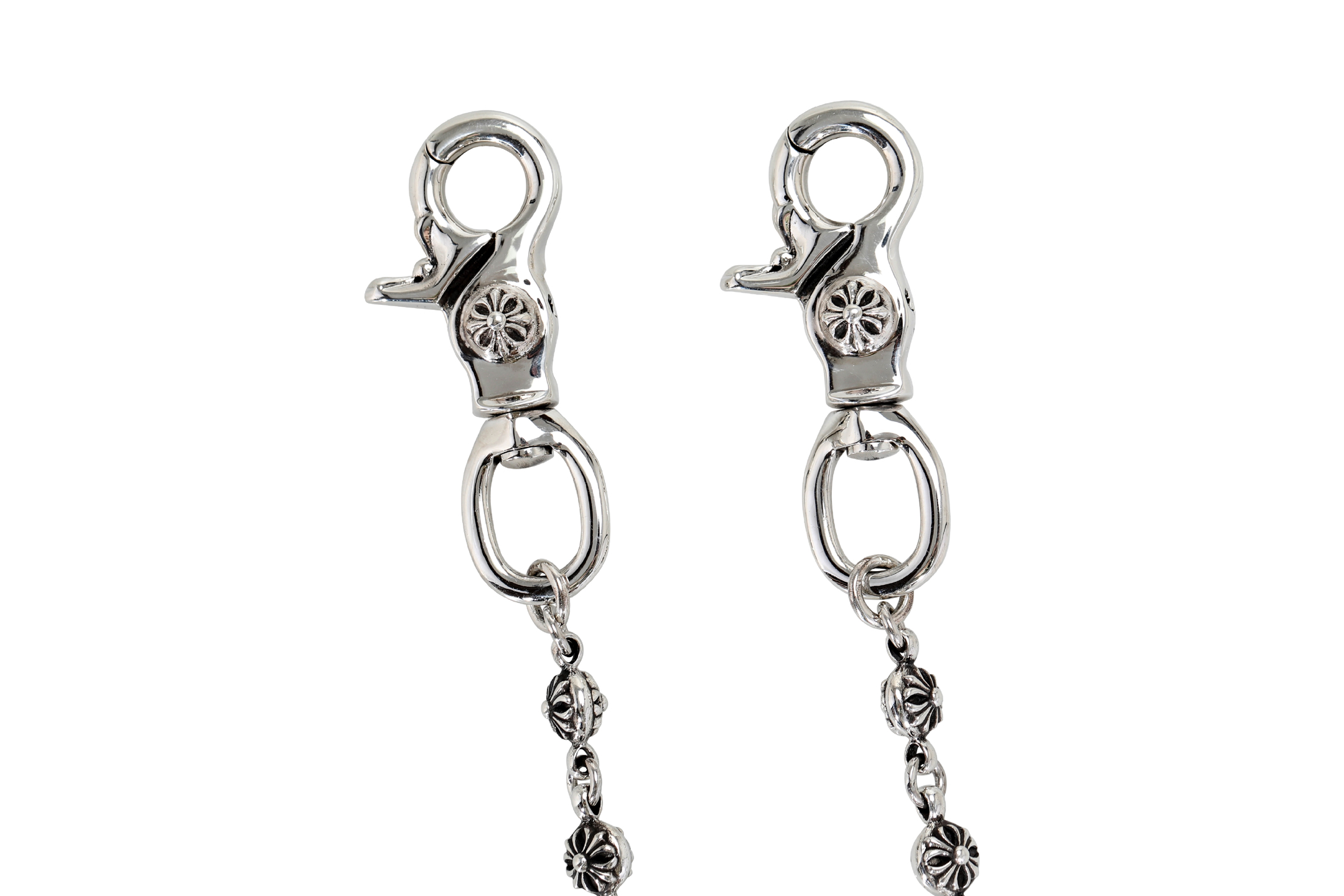 CH｜Double Hook Clasp with Cross Beads, 16 Beads