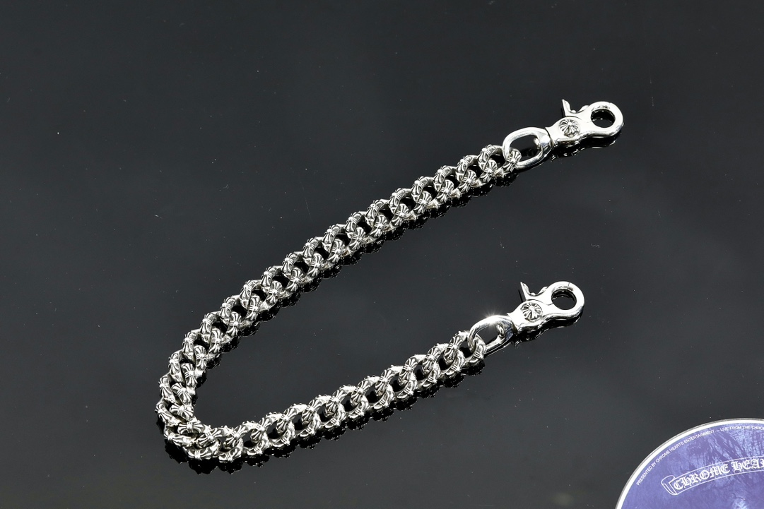 CH｜Double Hook Cable Knit Material: 925 Sterling Silver, Handmade
