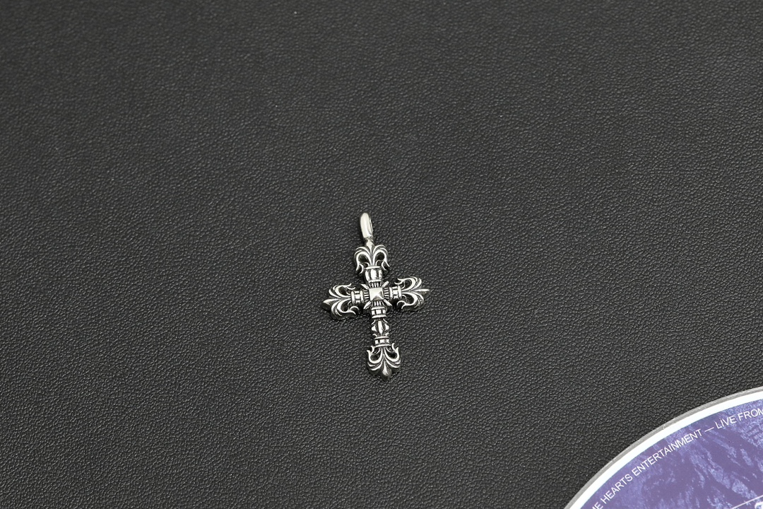 CH mini cross flower pendant [Weight approx. 4.6g]