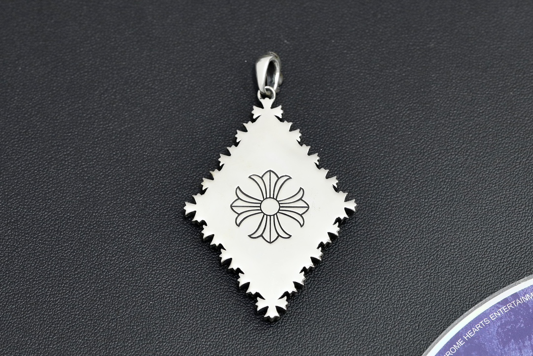 CH Diamond-Shaped Starry Sky Pendant [Weight approx. 21.8g]