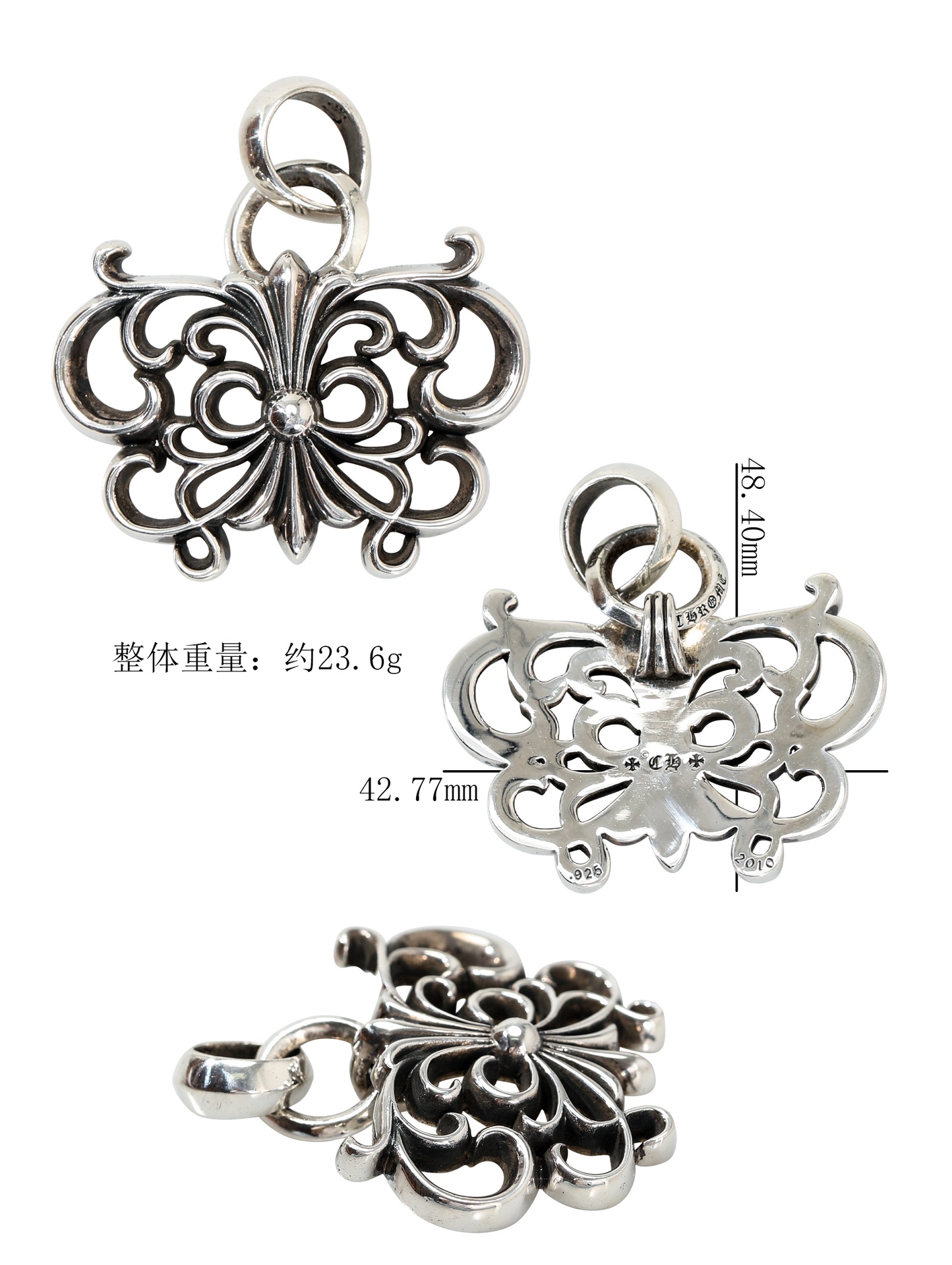 CH Butterfly Pendant [Weight approx. 23.6g]