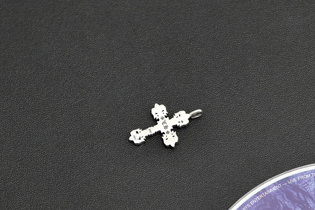 CH mini cross flower pendant [Weight approx. 4.6g]
