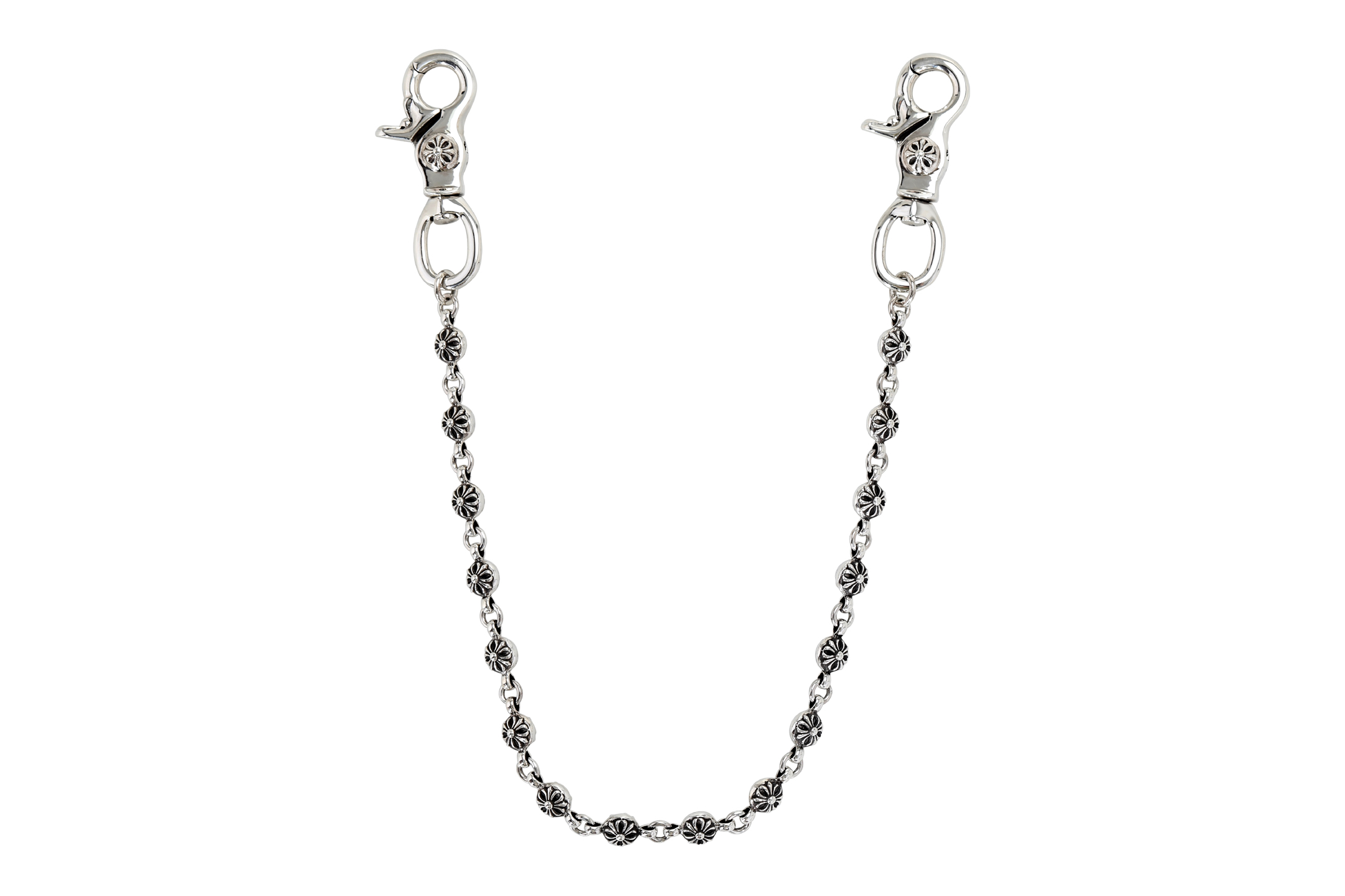 CH｜Double Hook Clasp with Cross Beads, 16 Beads