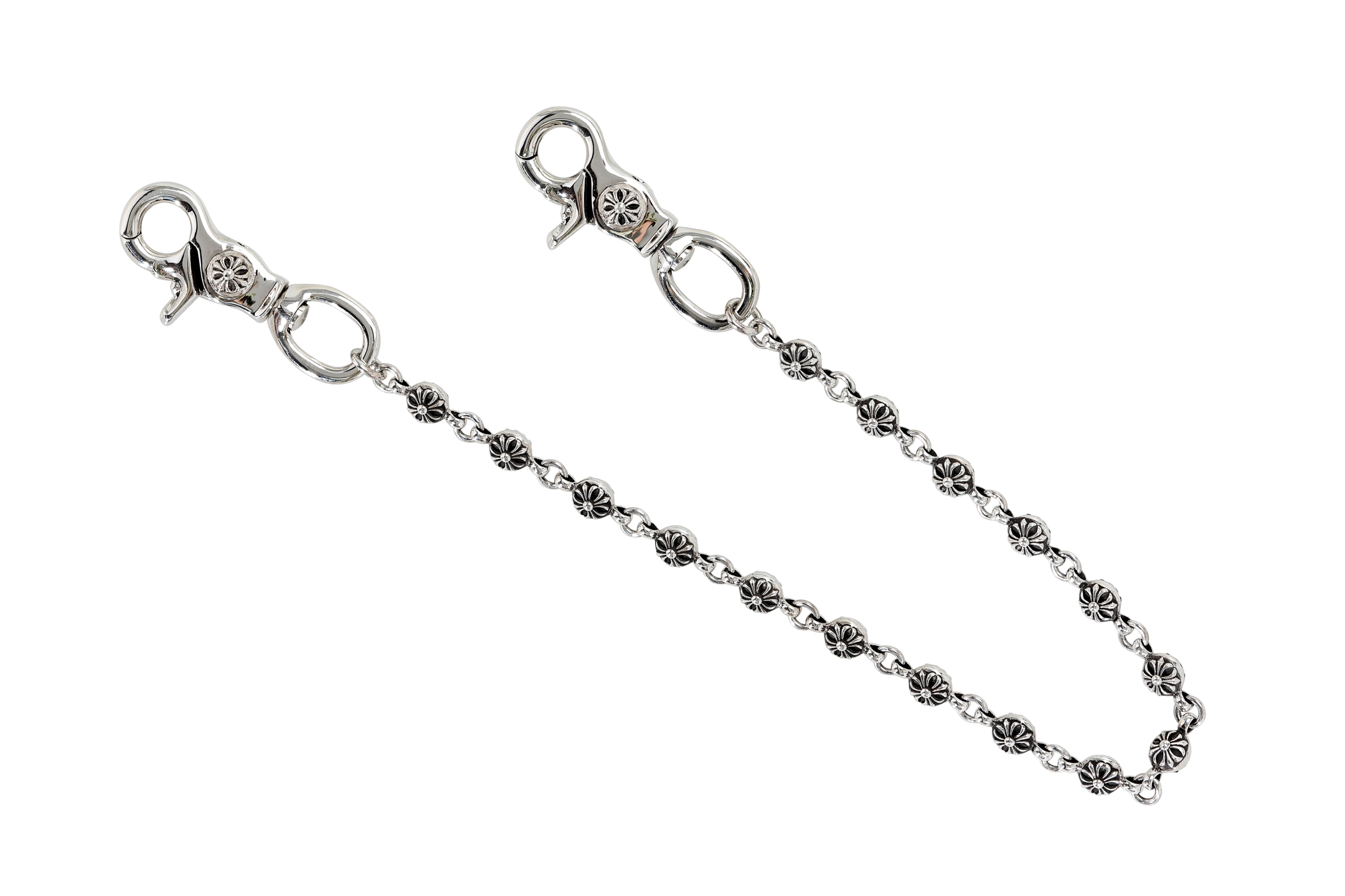 CH｜Double Hook Clasp with Cross Beads, 16 Beads