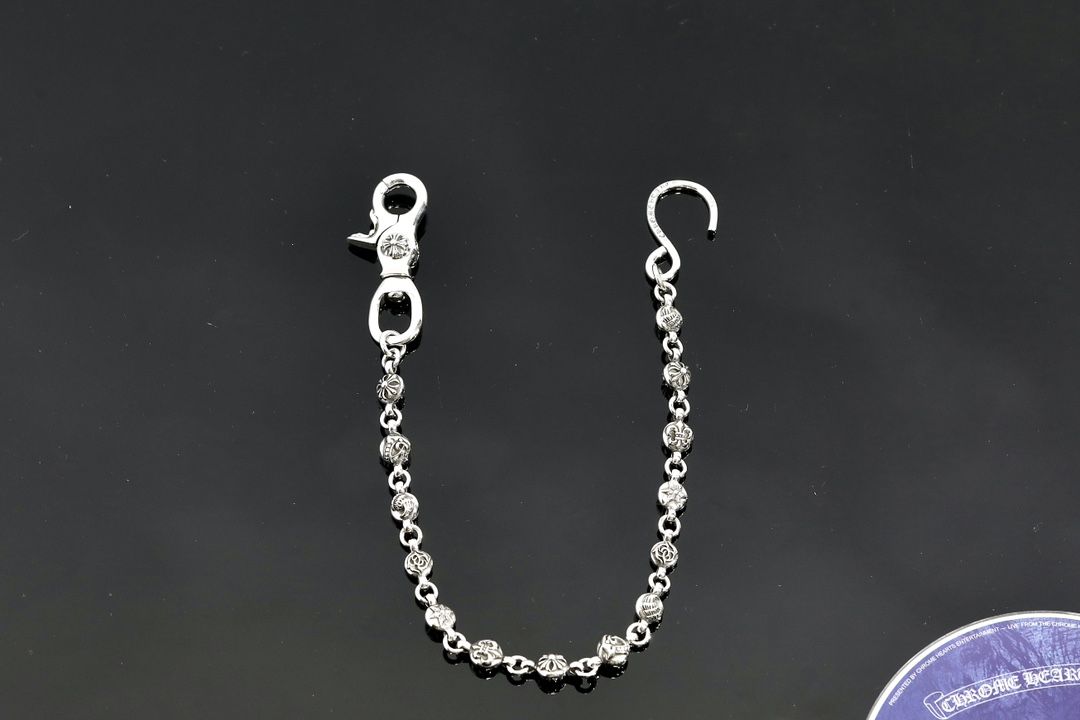 CH｜Hook and S-clasp, Six-element round beads, 16 beads