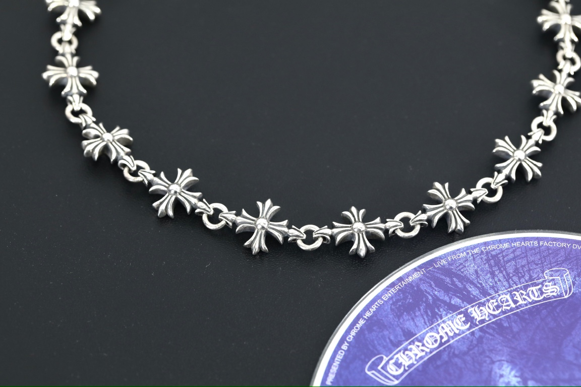 CH｜CHENSE  ▫️ Cross Flower Necklace (Total Length 56cm)