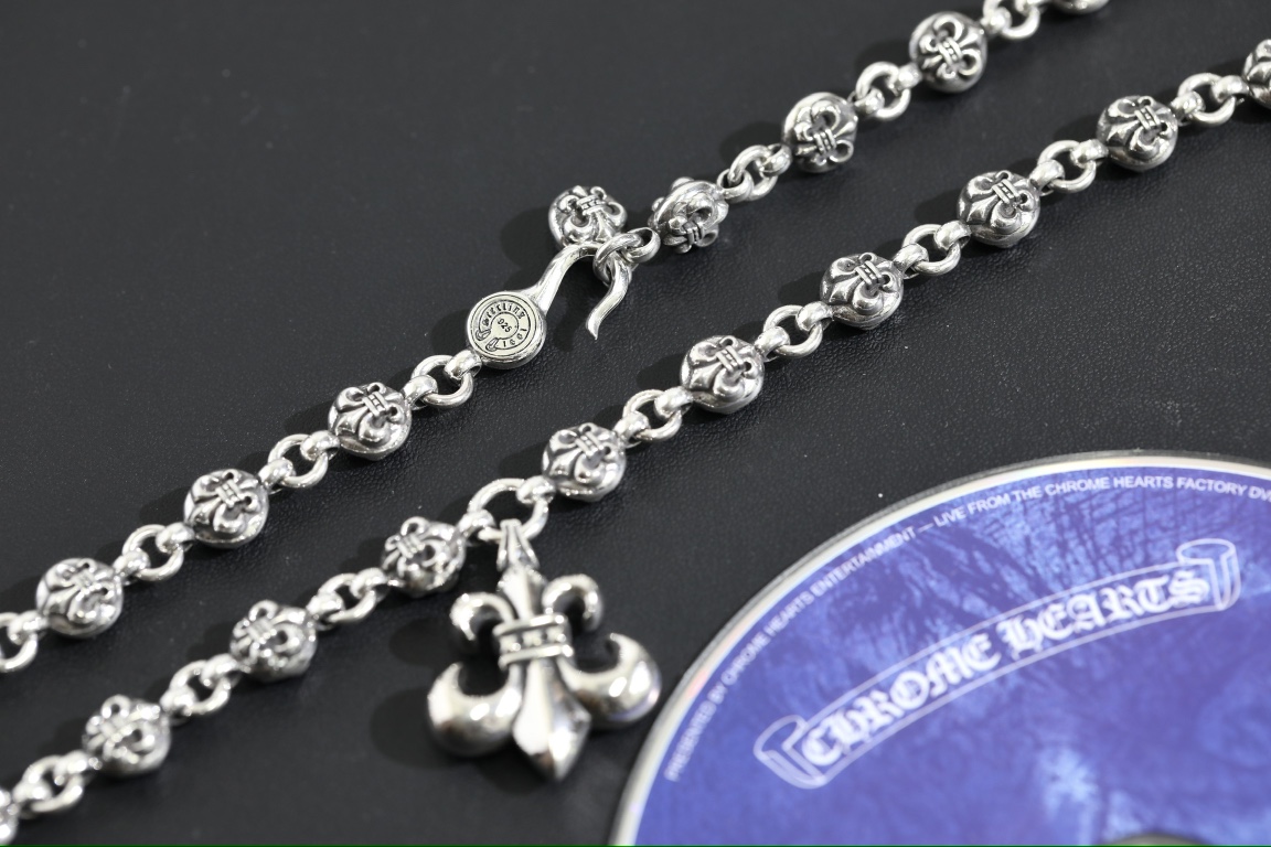 CH▫️Scout Flower Fixed Bead Necklace (Total Length 57cm)