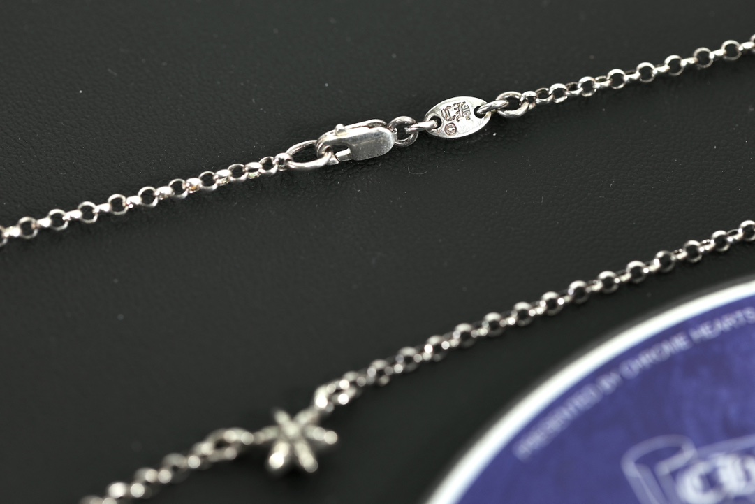 CH Hexagram Collarbone Necklace (40cm)