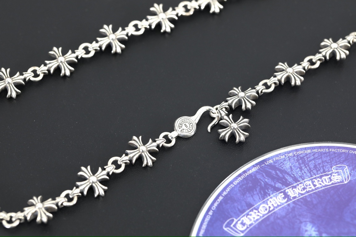 CH｜CHENSE  ▫️ Cross Flower Necklace (Total Length 56cm)