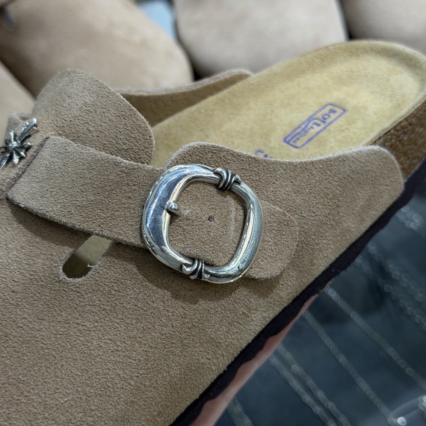 CH Chromehearts x Birkenstock Camel