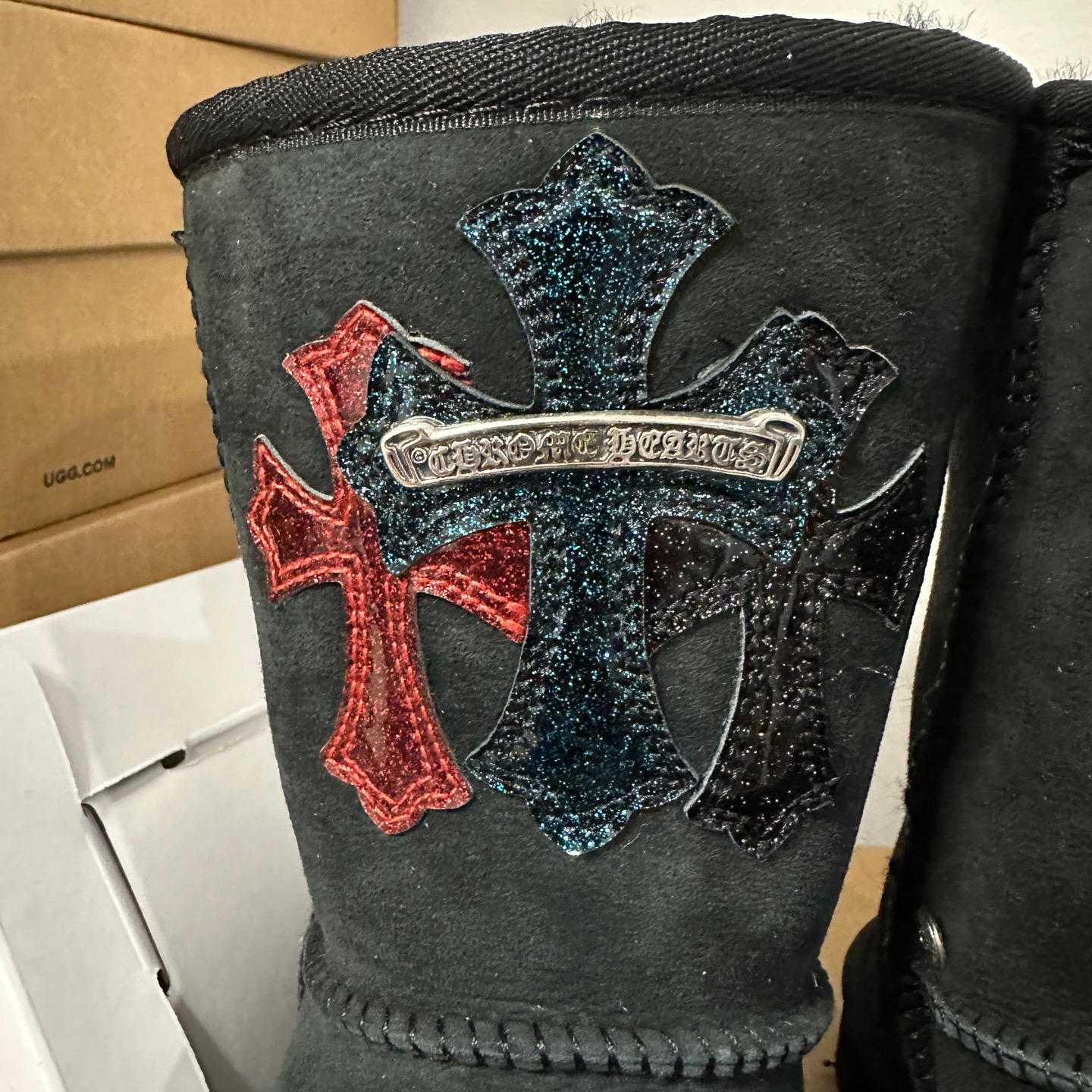 CH x UGG Star Patch - Copper-plated Silver Sanskrit Plate