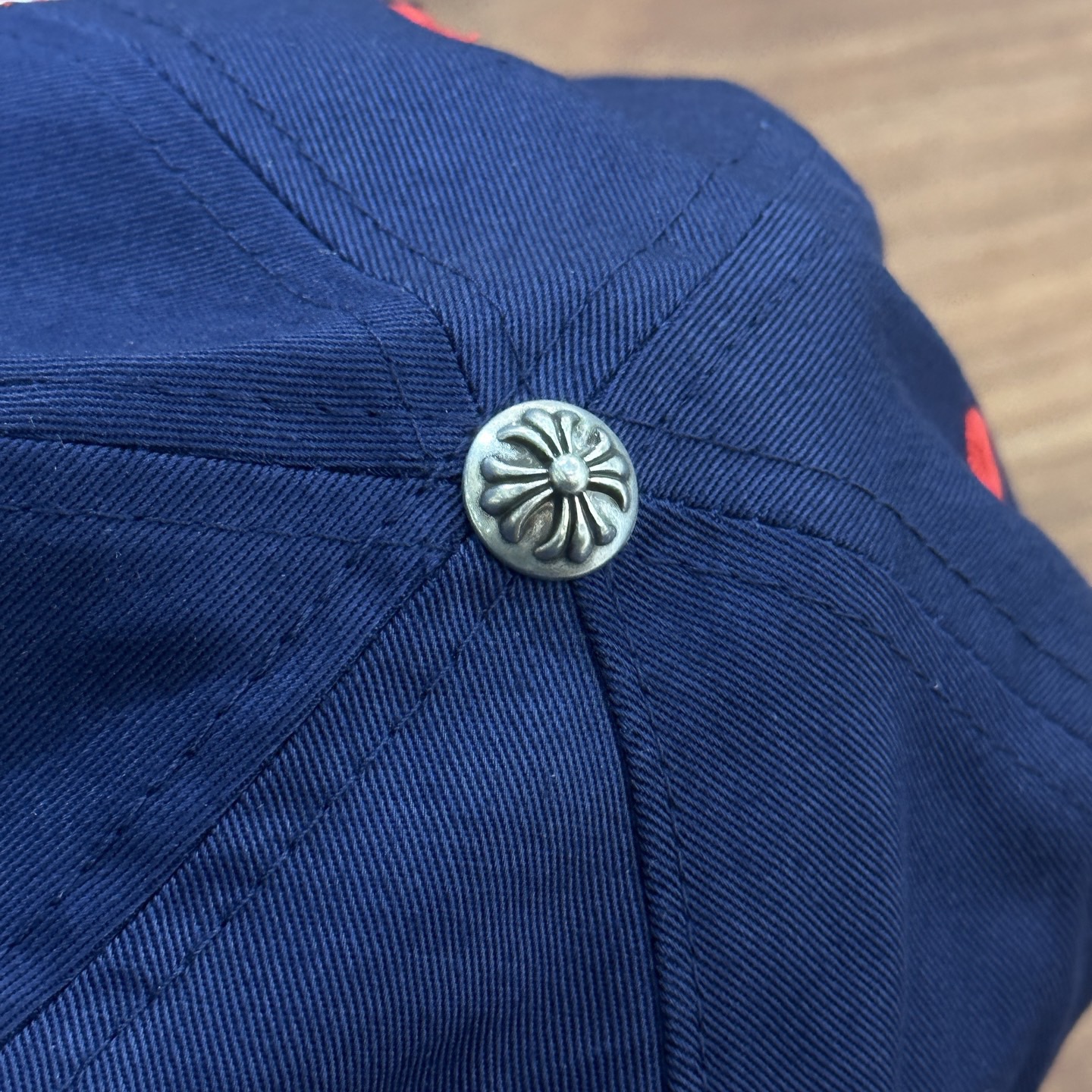 Ch new cross-stitch adjustable baseball cap.