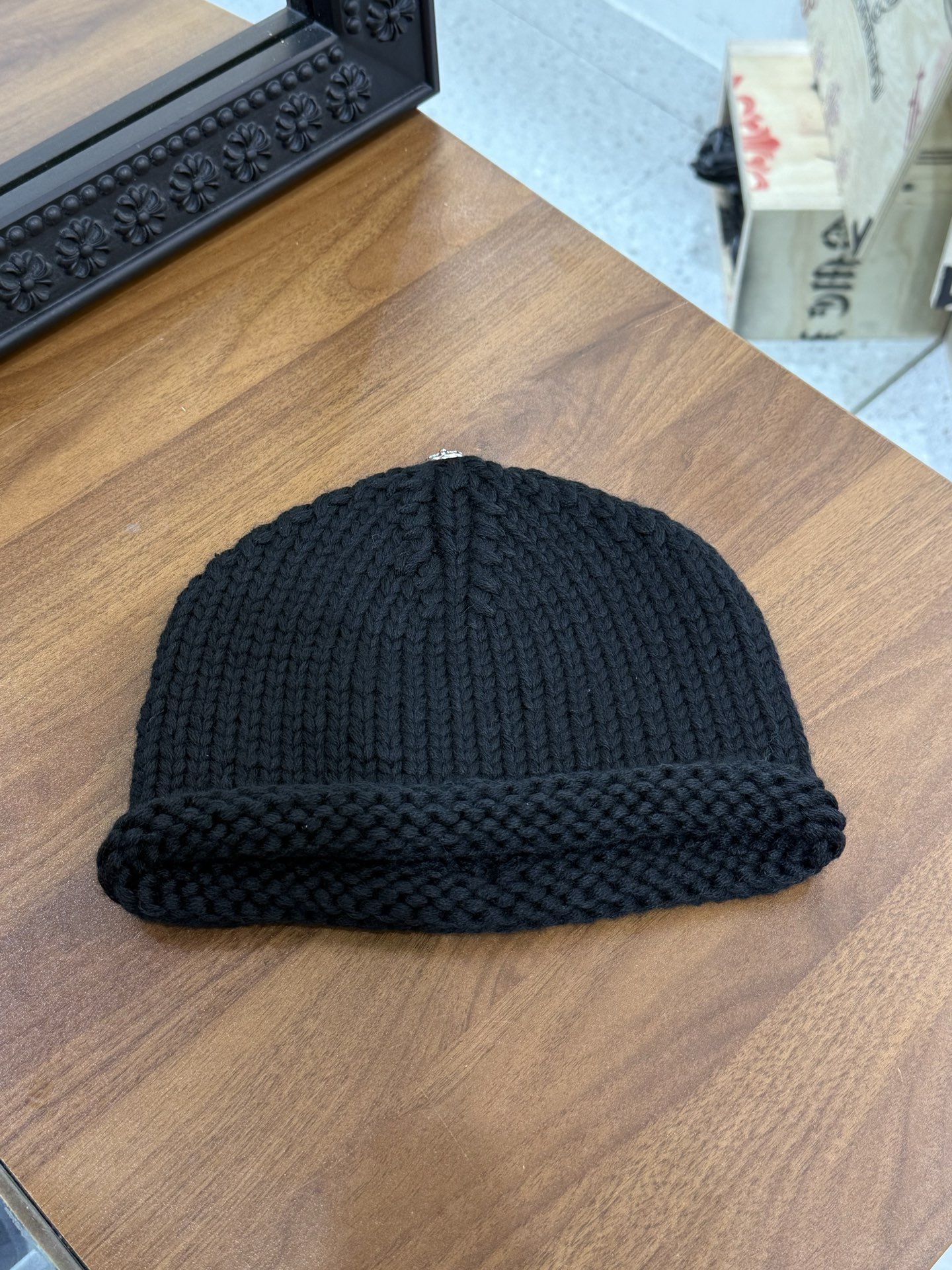 CH Cross Silver Bracelet with Leather Cold Hat