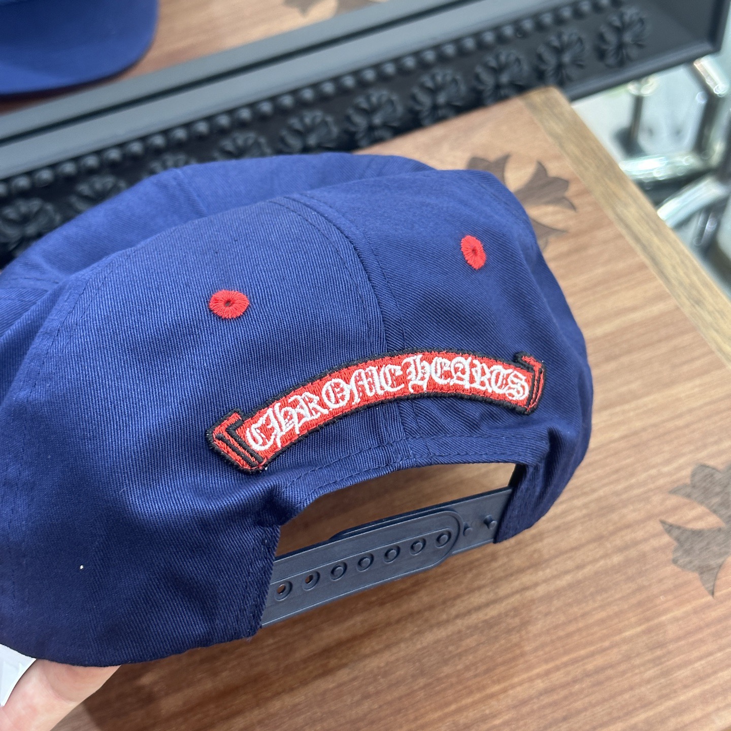 Ch new cross-stitch adjustable baseball cap.