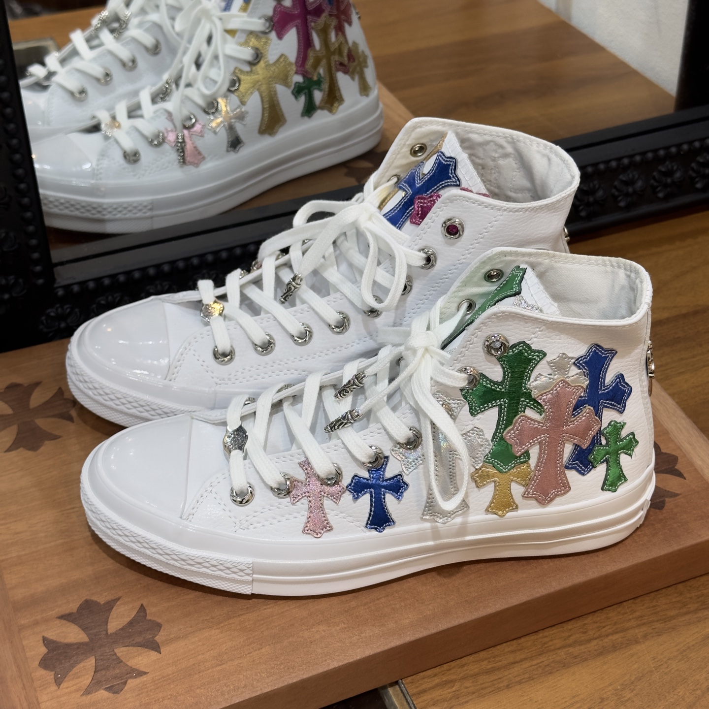 CH Chromehearts Converse 1970s Pure White. Size: 36-44