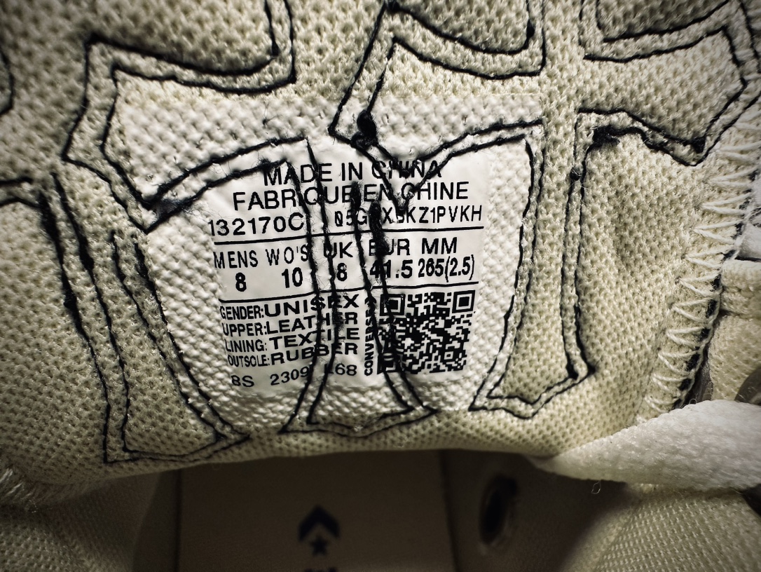 CH Chrome Hearts x Converse 132170c