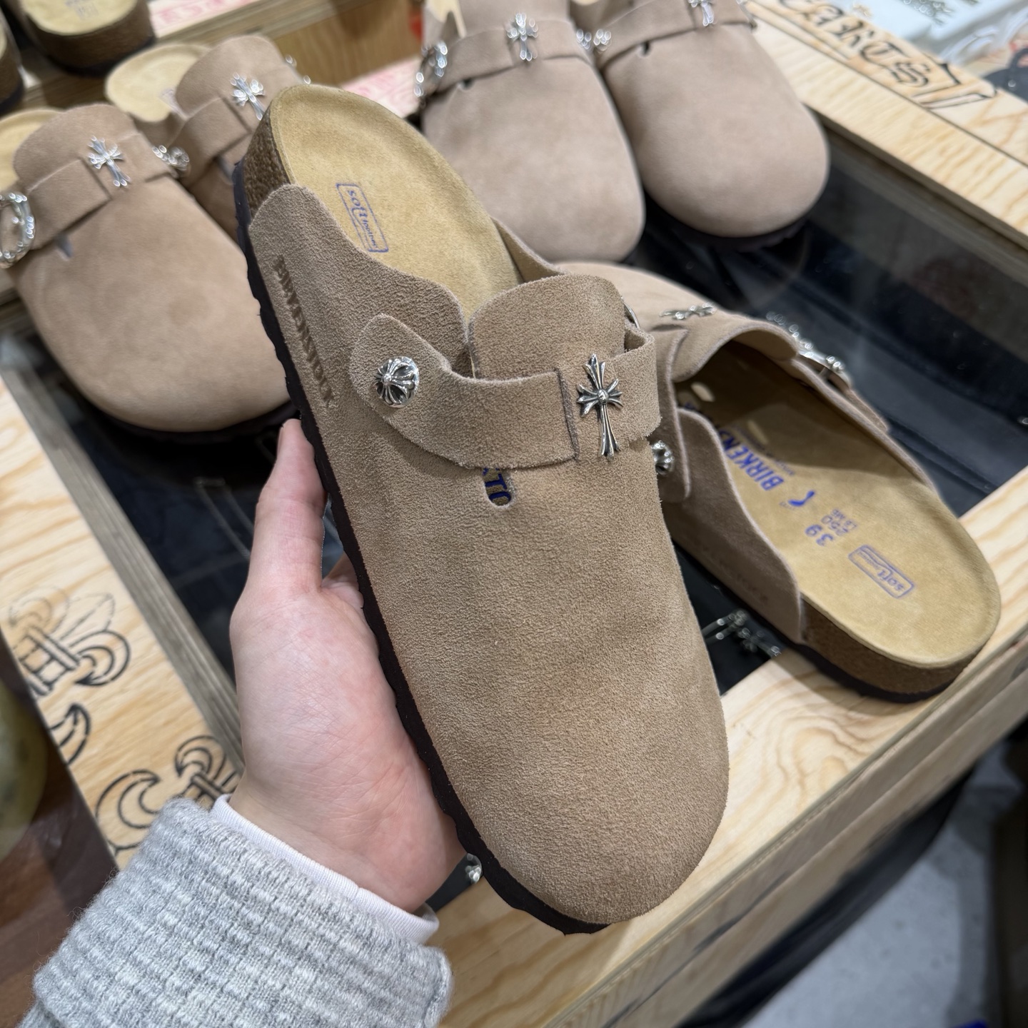 CH Chromehearts x Birkenstock Camel
