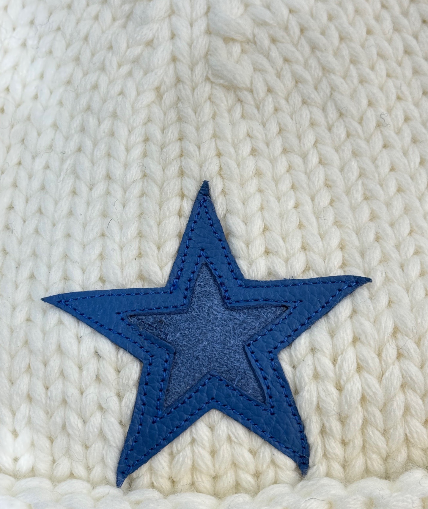 CH Limited Star Patchwork 100% Cashmere Knitted Cold Hat.