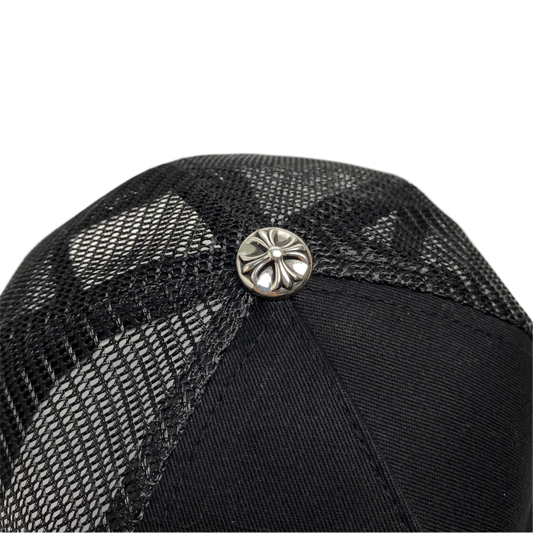 CH black cross-stitch baseball cap