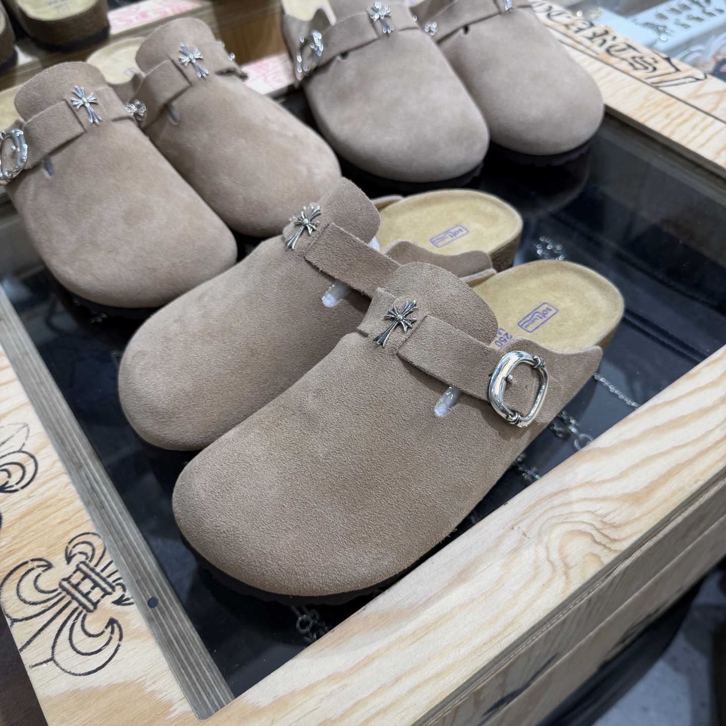 CH Chromehearts x Birkenstock Camel