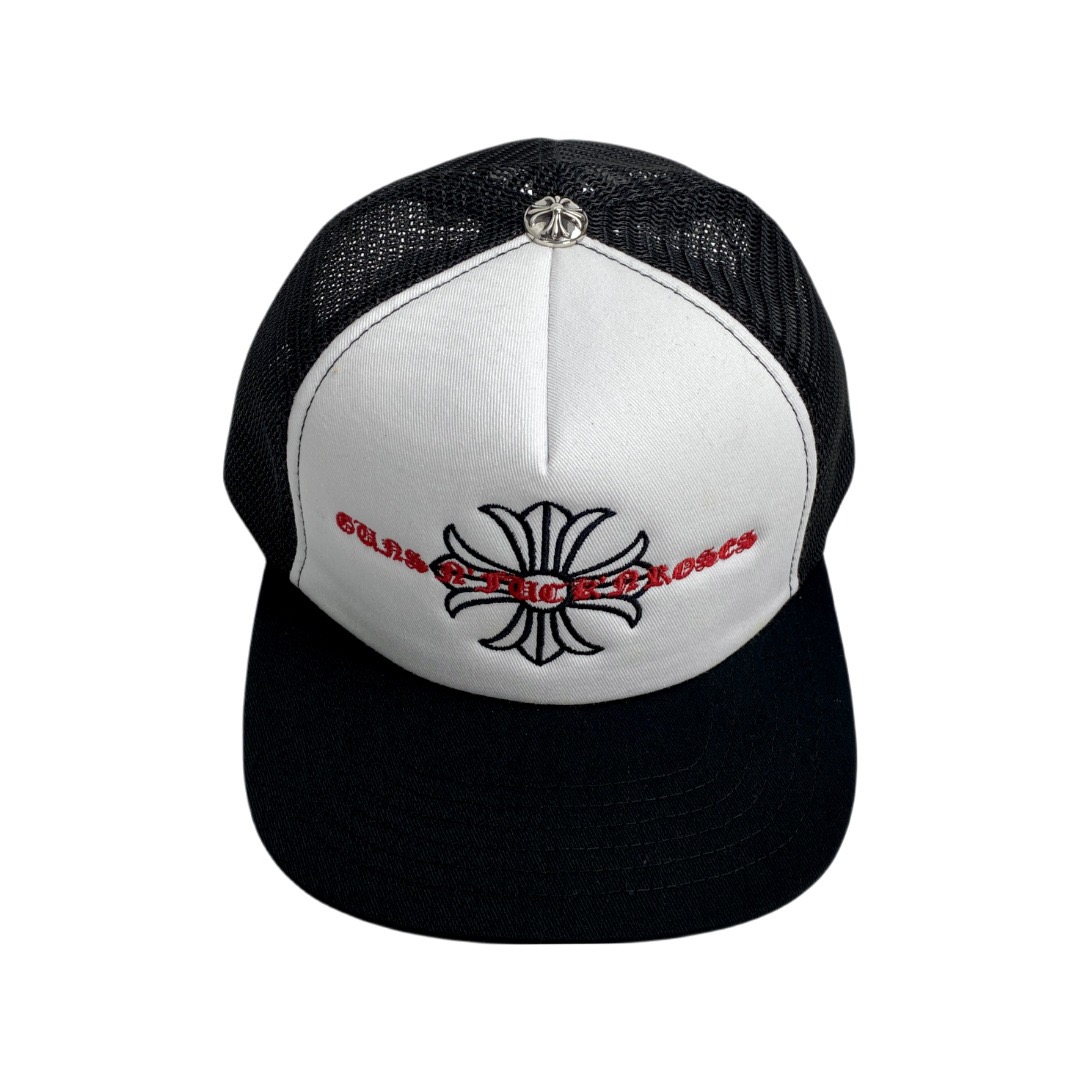 CH White Crossed-Flower Sanskrit Limited Baseball Cap