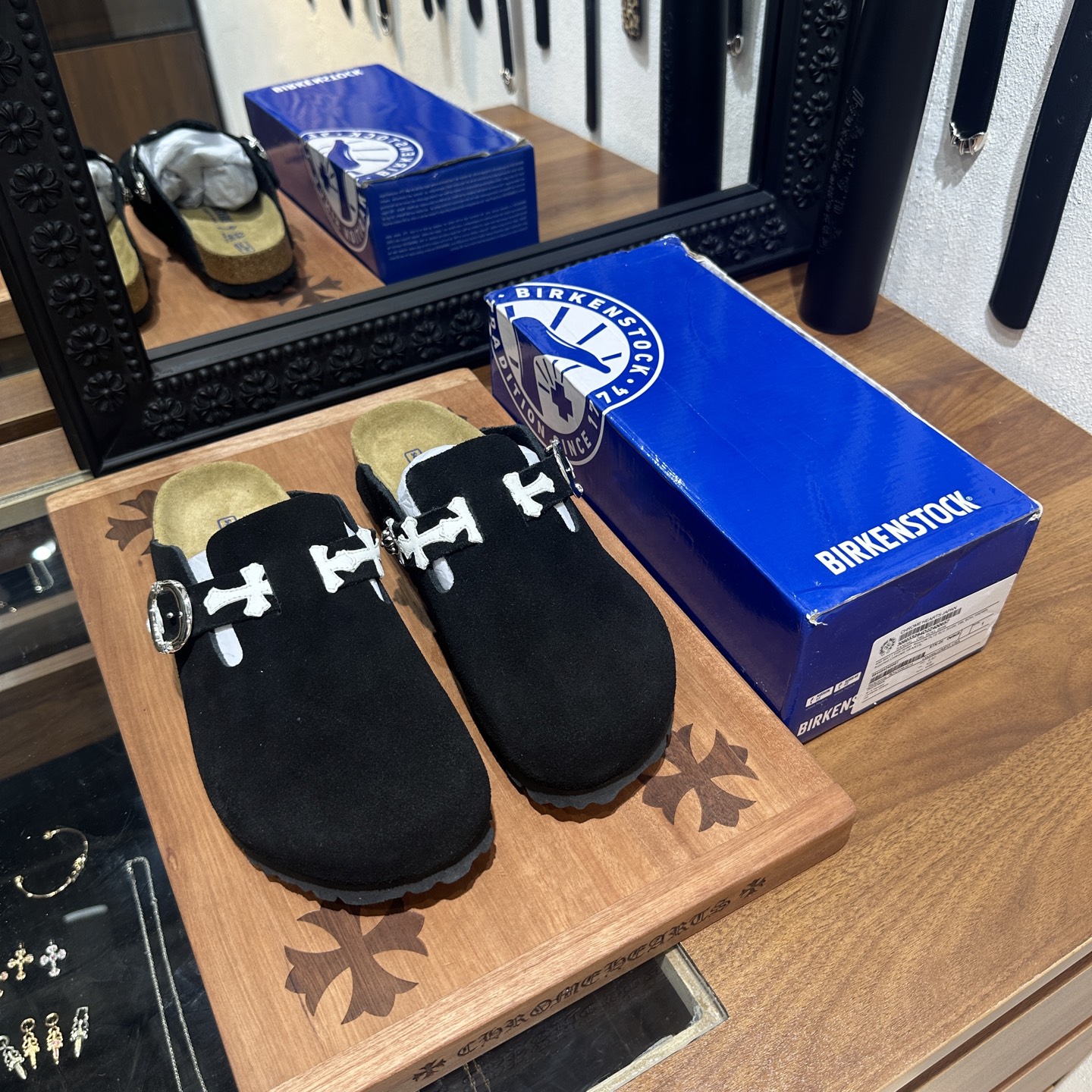 CH Chrome Hearts x Birkenstock Boston