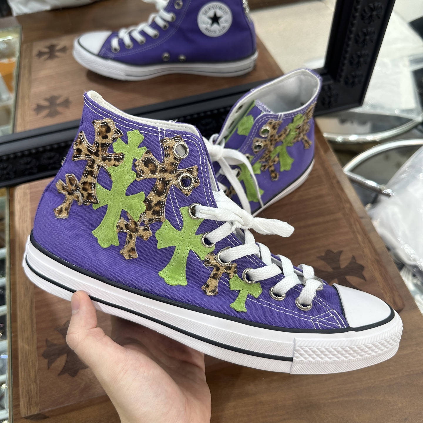 CH Chrome Hearts x Converse All-Star Limited Edition Purple