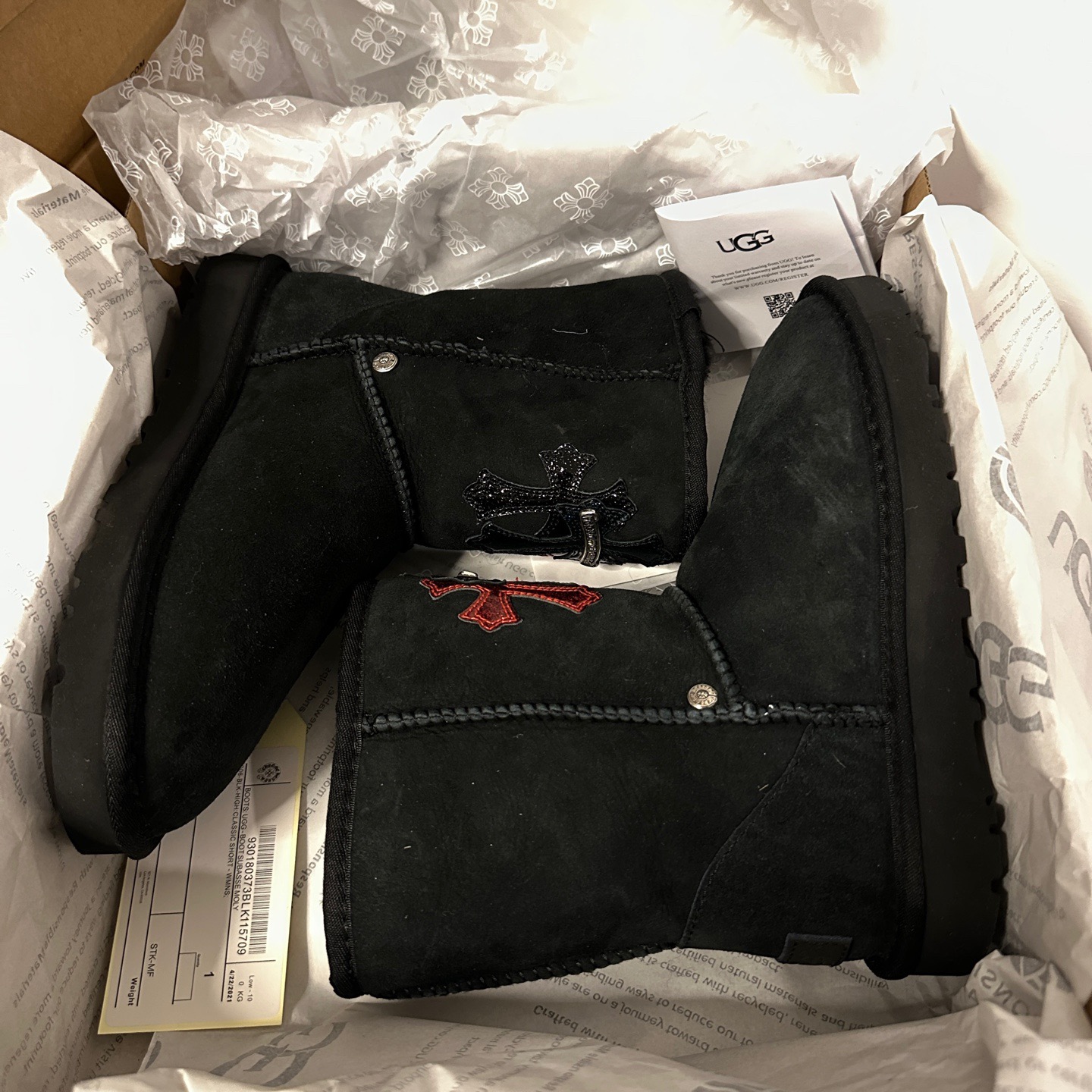 CH x UGG Star Patch - Copper-plated Silver Sanskrit Plate