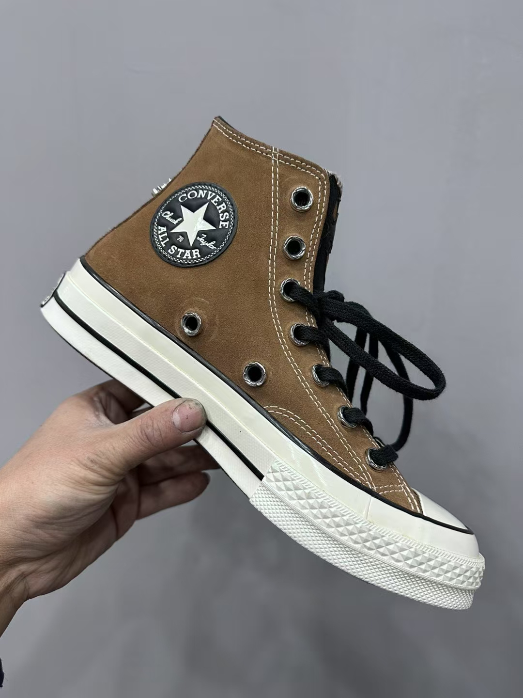 CH chrome hearts* Converse brown suede 1970s