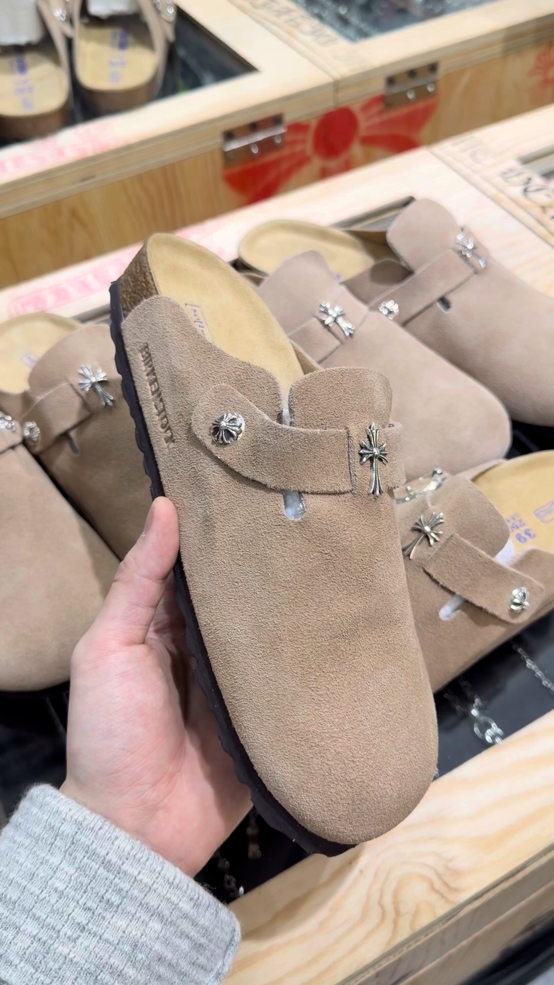 CH Chromehearts x Birkenstock Camel
