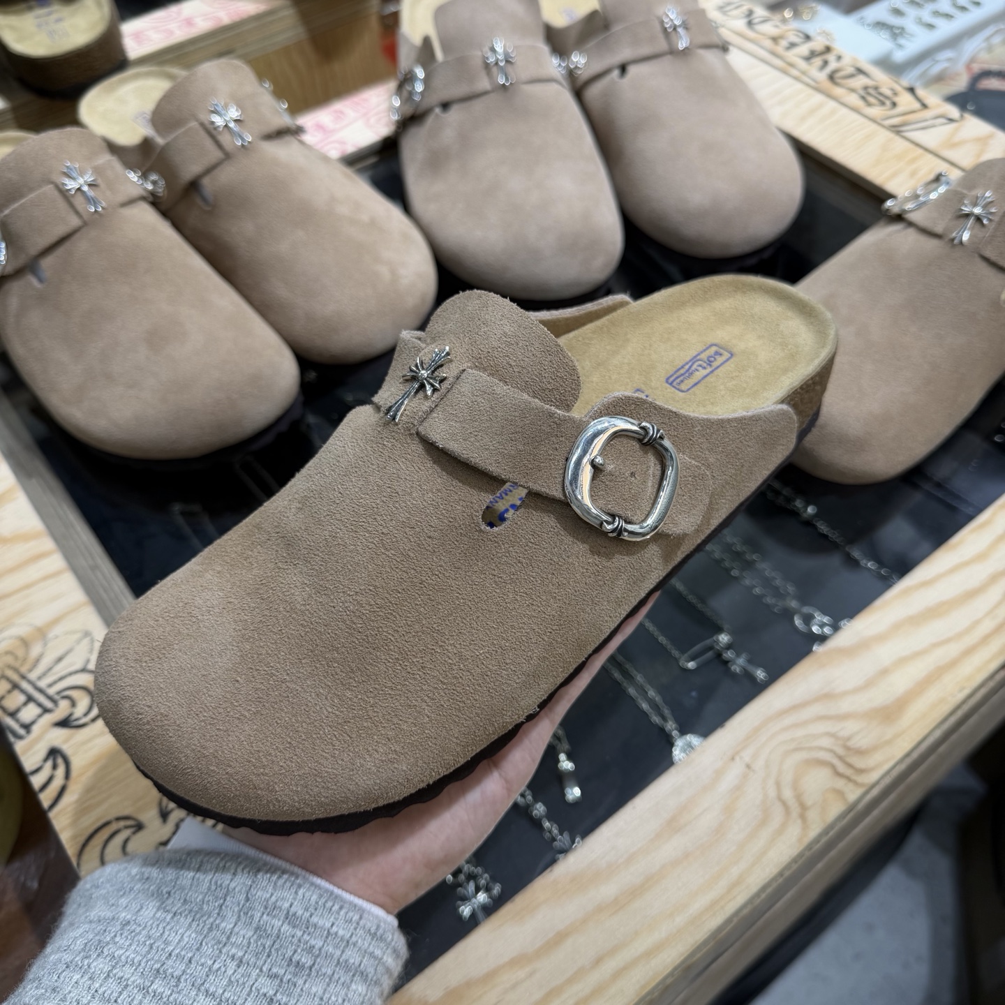 CH Chromehearts x Birkenstock Camel