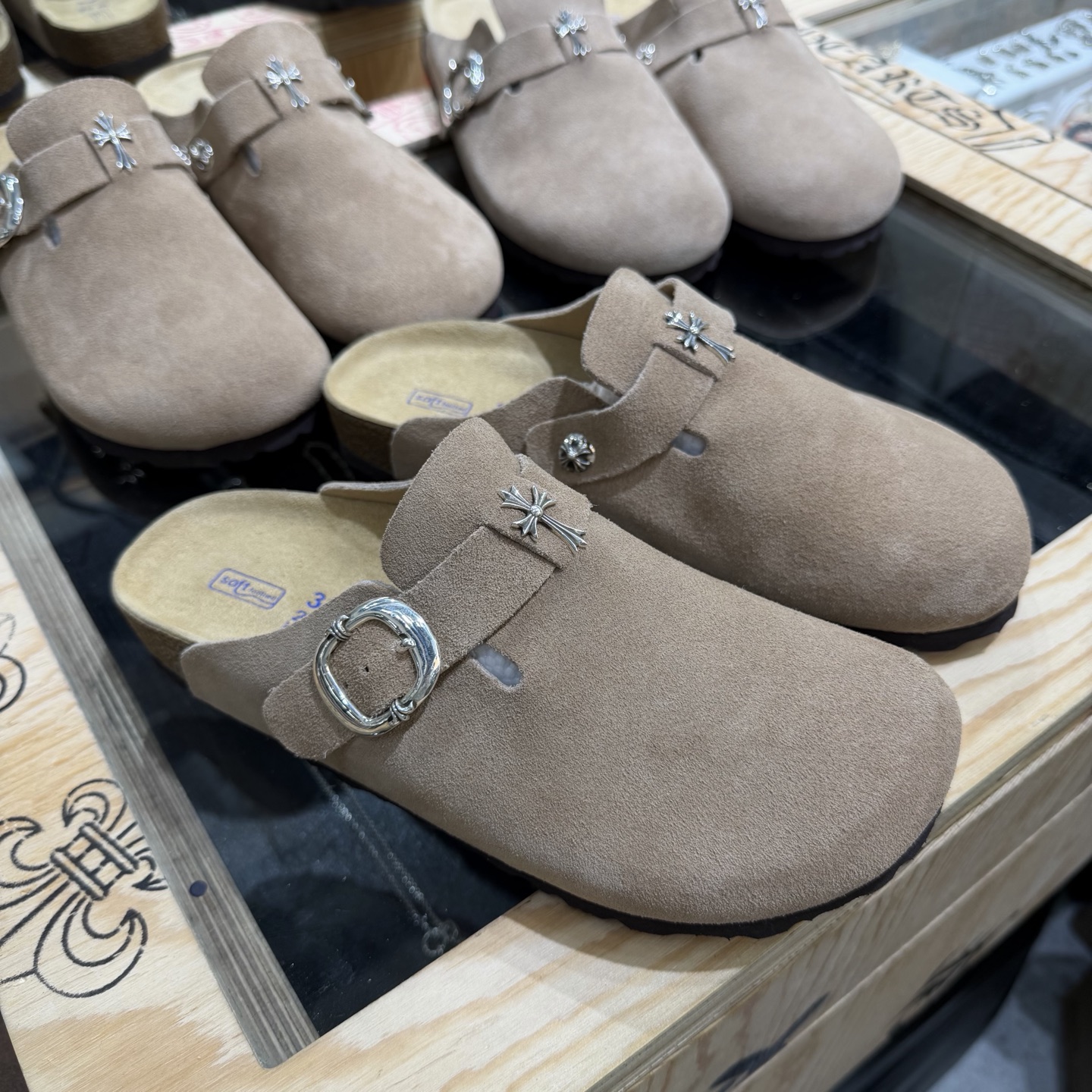 CH Chromehearts x Birkenstock Camel