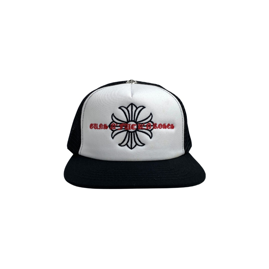 CH White Crossed-Flower Sanskrit Limited Baseball Cap