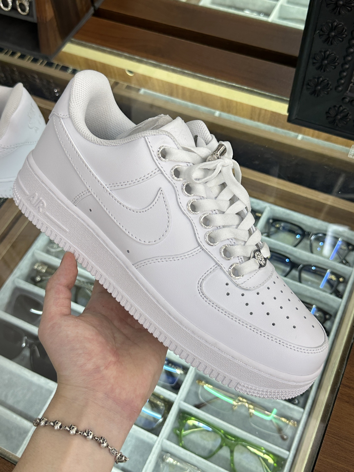 CH x AF1 Air Force White Low-top Sneakers